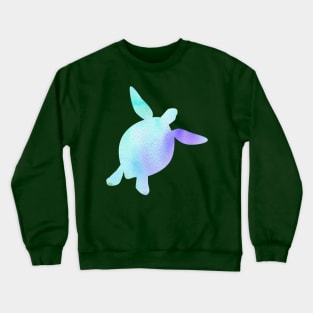 Blue turtle silhouette Crewneck Sweatshirt